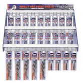 Bordo -  Impact Driver Hex Jobber Drill - Hangsell - 3 Tier Mer | 2206-D1